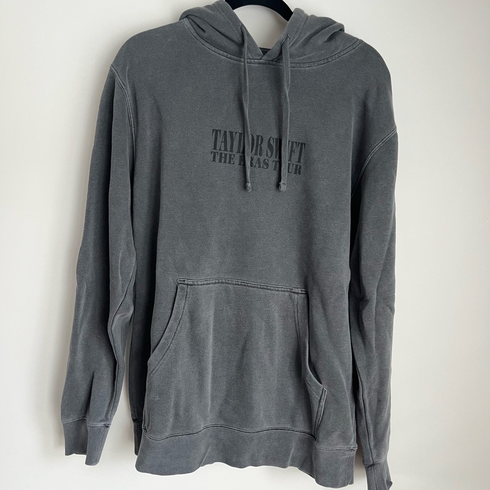 Taylor Swift Charcoal Hoodie with Subtle Logo